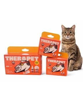 THERAPET Cat Calming Diffuser Kit with 2 Refill Sets (6 Refills Total)